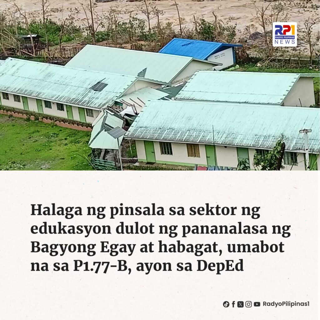 Halaga Ng Pinsala Sa Sektor Ng Edukasyon Dulot Ng Pananalasa Ng Bagyong