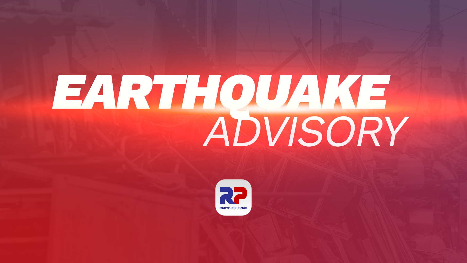earthquake advisory
