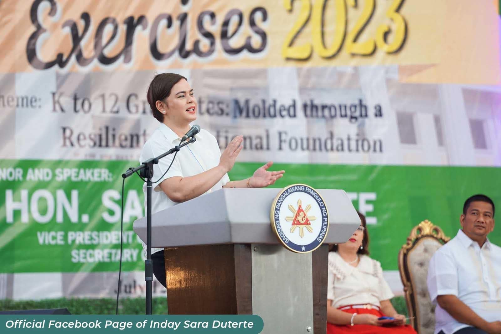 Vp Sara Duterte Binigyang Pagkilala Ang Sakripisyo Ng Mga Magulang Para Makapagtapos Ang Mga 