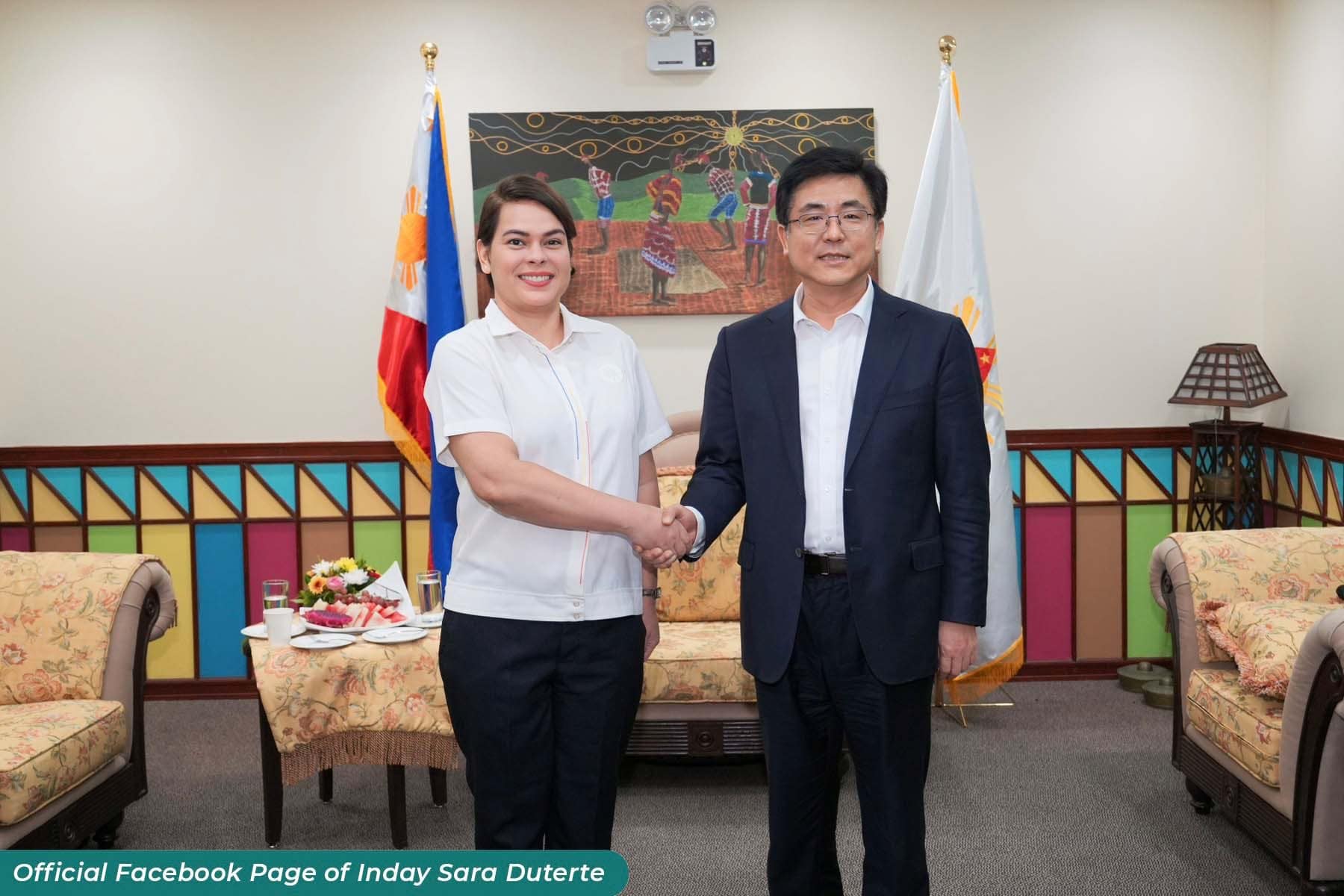 Vp Sara Nakipagpulong Sa Gobernador Ng Fujian Province Ng China Sa Naging Pagbisita Nito Sa 9161