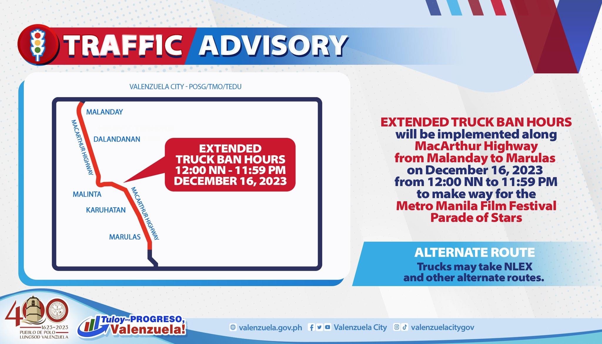 Truck Ban Sa Valenzuela Palalawigin Sa Dec 16 Radyo Pilipinas   IMG 2c33c113dd452370249dcb7aec239a5b V 