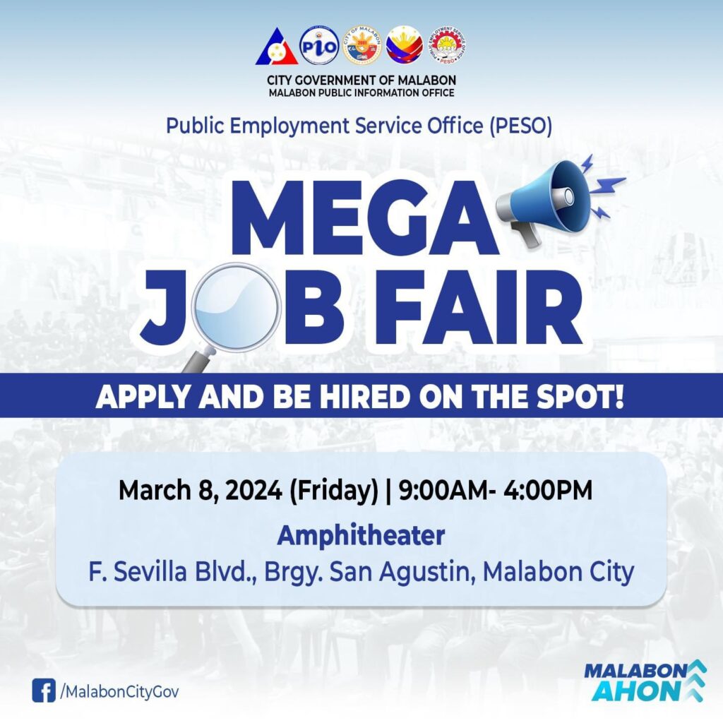 Daan Daang Trabaho Alok Sa Mega Job Fair Ng Malabon Sa March 8 Radyo Pilipinas 5126