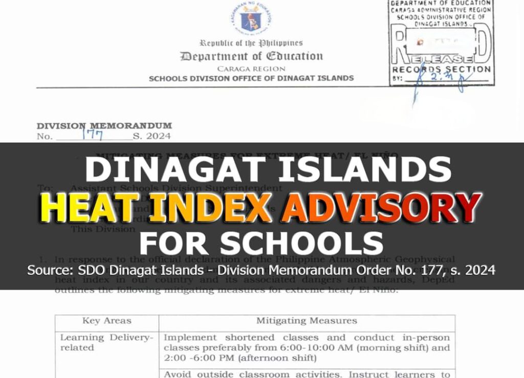 DepEd Schools Division Dinagat Islands, nagpatupad na ng pinaikling ...